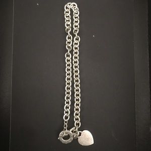 Tiffany & Co. Silver Heart Necklace